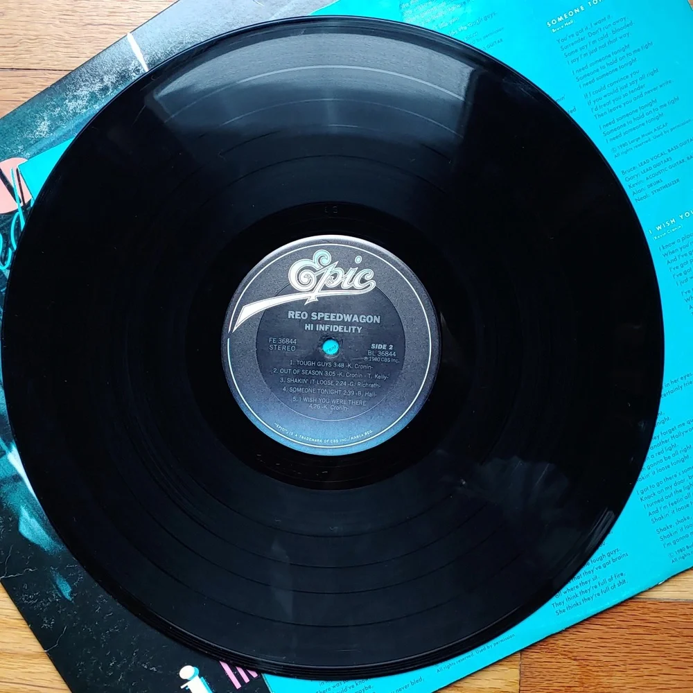 Reo Speedwagon Hi Infidelity, vinyl vintage record 1980 - Picture 7 of 10